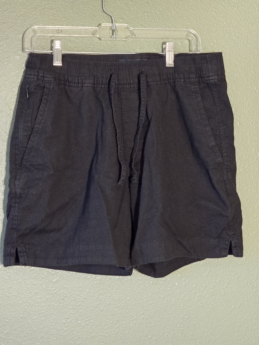 Abercrombie & Fitch Black Drawstring Everyday Shorts